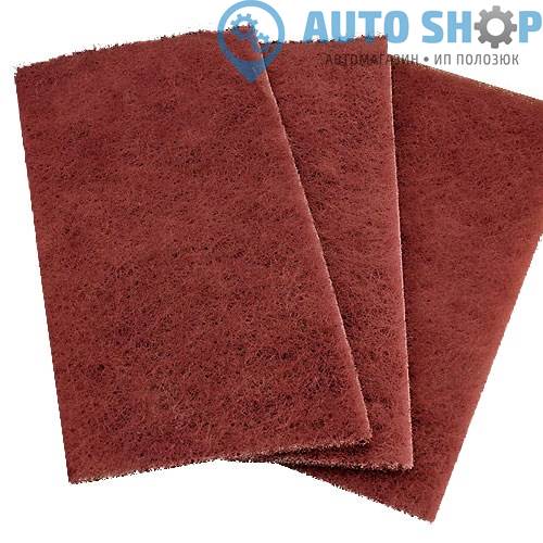 Скотч-брайт SIA Veryfine 152мм*229мм  красный